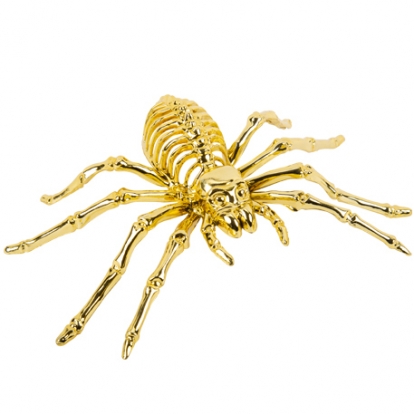 Dekoratīvais zirneklis - zelta (12,5x20,5 cm)