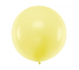 Liels balons, pasteļdzeltens (1 m)