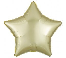 Folija balons "Dzeltenā zvaigzne", matēta (48 cm)