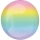 Folija balons-orbz, pasteļkrāsas ombre  (38 cm)