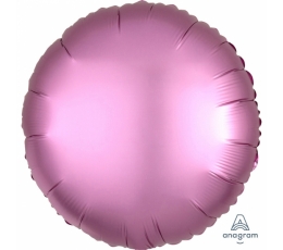 Folija balons "Rozā aplis", matēts (43 cm)