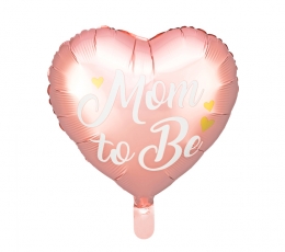 Folijas balons "Mom to be", rozā (35 cm)