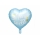 Folijas balons "Mom to be", zils (35 cm)