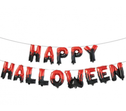 Folijas balonu virtene "Happy Halloween"