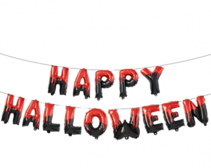 Folijas balonu virtene "Happy Halloween"