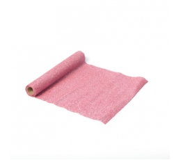 Galda celiņš ar spīdumiem, rozā (30x300 cm)