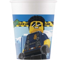 Glāzītes "Lego City" (8 gab./200 ml)