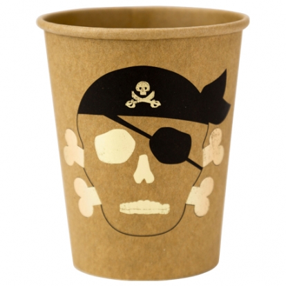 Glāzītes "Pirāti" (8 gab./255 ml)