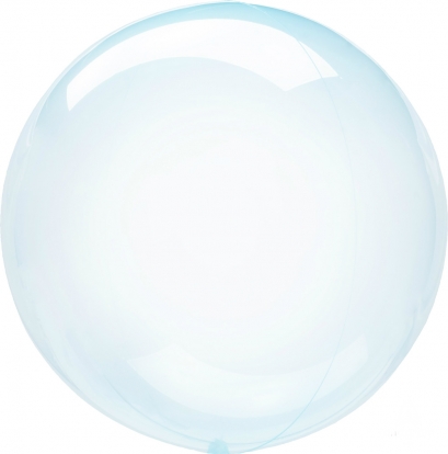 Gumijas balons-clearz, gaiši zils (40 cm)