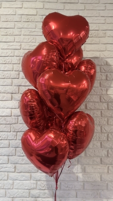 Hēlija balonu kompozīcija "Milestība"