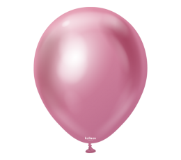 Hromēts balons, spoguļrozā (30 cm/Kalisan) 