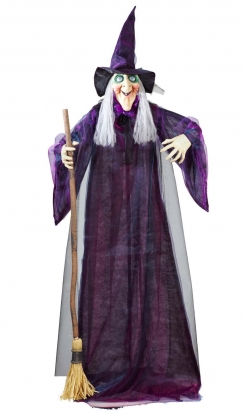  Interaktīva dekorācija "Violetā ragana" (183 cm)