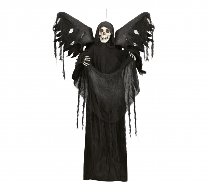 Interaktīva piekarināmā dekorācija "Skelets ar spārniem" (160 cm)