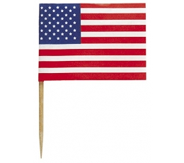 Irbulīši-karodziņi "Amerika" (30 gab)