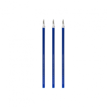 Izdzēšamo pildspalvu kodoliņi, zili (3 gab.)