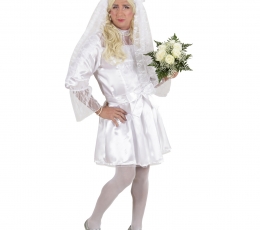 Karnevāla kostīms vīriešiem "Līgava" (XL) 1