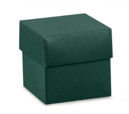 Kaste - kvadrātveida / zaļa (1 gab. / 50x50x50 mm)