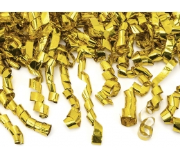 Konfettī plaukšķene "Zelta ruļļi" (60 cm)