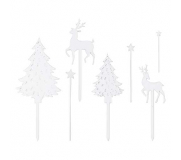 Kūkas dekorēšanas komplekts "Baltais mežs"