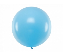 Liels balons, gaiši zils (1m) 