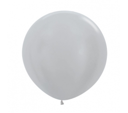 Liels balons, sudraba (60 cm)
