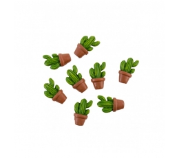 Līmējami 3D rotājumi "Kaktusi" (8 gab./ 3 cm)