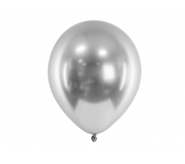 Metalizēts (chrome) balons, sudraba (30 cm)