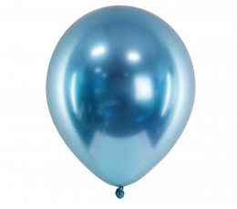 Metalizēts (chrome) balons, zils (30 cm)
