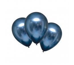 Metalizēts (chrome) balons, debeszils (30 cm)