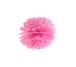Papīra bumba, rozā (25 cm)