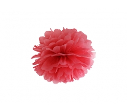 Papīra bumba, sarkans (25 cm)