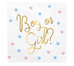Salvetes "Boy or Girl" (20 gab.)