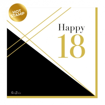 Salvetes "Happy 18" (16 gab.)
