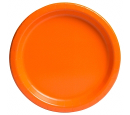 Šķīvīši, oranži (16 gab./23 cm)