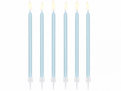 Svecītes, zilas (12 gab./14 cm)