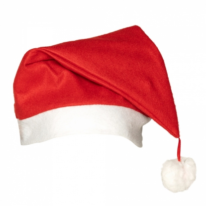 Ziemassvētku cepure ar pomponu