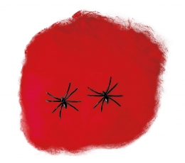 Zirnekļa tīkls ar zirnekļiem, sarkans (60 g.)