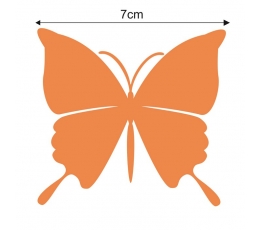Бабочки, оранжевые (20 шт. / С)