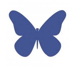 Бабочки, темно-синие цвет (20 шт. / XС)