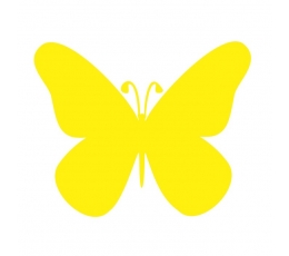 Бабочки, желтый (20 шт. / Л)