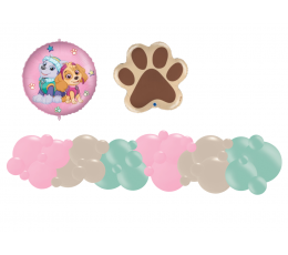 Шнурок для воздушных шаров, сделай сам "Paw Patrowl, girls" (3m.)