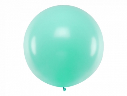 Большой воздушный шар мятного цвета (1 м)