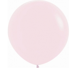 Большой воздушный шар, пастельно-розовый (60 см) 
