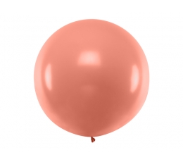 Большой воздушный шар розово-золотого цвета (1м)