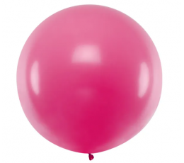 Большой воздушный шар, ярко-розовый (1м)