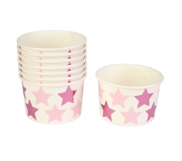 Чашечки для закусок "Розовые звездочки" (8 шт)