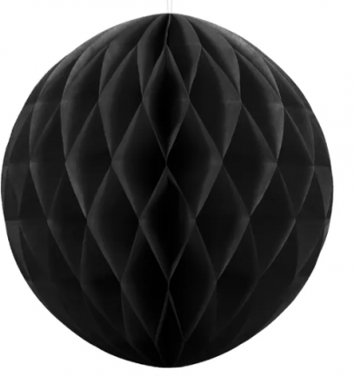 Декоративный шар, черный (20 см)