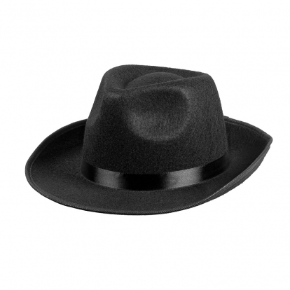 Детская гангстерская шляпа, черная 