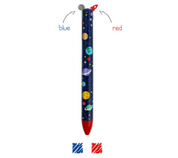 Двухцветная ручка "Космос"