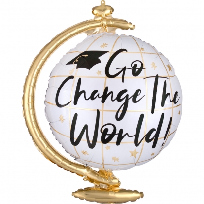 Фольгированный шар "Change the World" (58х58 см)